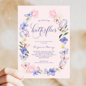 Roze Vlinders Bruidsuitvaart (of:  Bruiloftsuitvaa Kaart