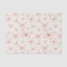 Roze vlinders in crème