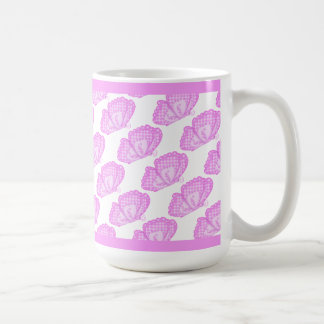 Roze Vlinders Koffiemok