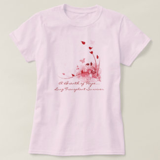 Roze vlinders - Lung Transplant Survivor Shirt