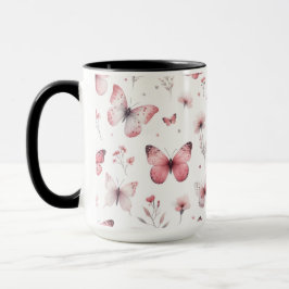 Roze Vlinders Mok