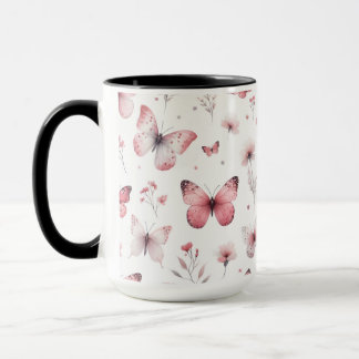 Roze Vlinders Mok