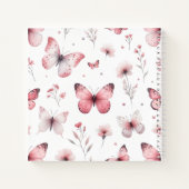 Roze Vlinders Notitieboek (Achterkant)