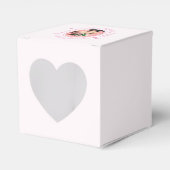 Roze Vlinders Quinceanera Bedankdoosjes (Voorkant Zijde)