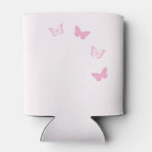 Roze Vlinders Quinceanera Blikjeskoeler (Achterkant)