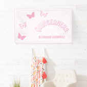 Roze Vlinders Quinceanera Spandoek (Insitu)
