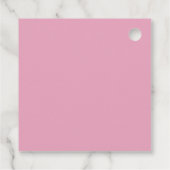 Roze Vlinders Tweeling Meisjes Baby shower Dank u Bedankjes Labels (Achterkant)