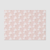 Roze Vlinders Verjaardag Tissuepapier (Voorkant)