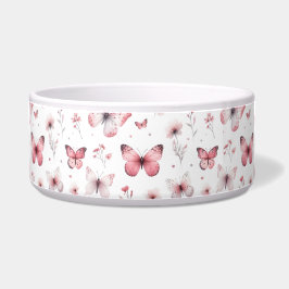 Roze Vlinders Voerbakje