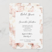  roze vlinders Vrijgezellenfeest Kaart (Voorkant / Achterkant)