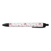 Roze Vlinders Zwarte Inkt Pen (Bodem)