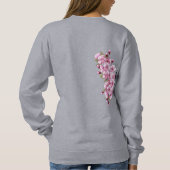 Roze vlindersweatshirt - Grace Meets Comfort Trui (Achterkant)