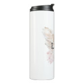  roze vlindervleugels thermosbeker (Gedraaid links)