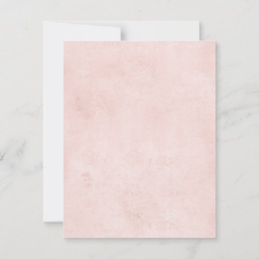 Roze vlinderwitte rozen Dank je wel Notitiekaartje (Achterkant)