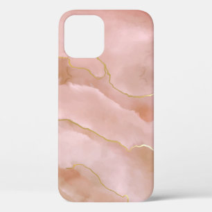 Roze vloeibare marmer textuur Case-Mate iPhone case