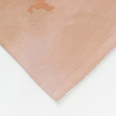 Roze vloeibare marmer textuur fleece deken (Hoek)