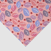 Roze vloeipapier van lentebladeren tissuepapier (Detail)
