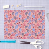 Roze vloeipapier van lentebladeren tissuepapier (Craft)