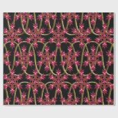 Roze vlokken cadeaupapier (Vlak)