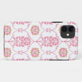Roze vochtige  bloemen bloembloempatroon Case-Mate iPhone case (Achterkant (horizontaal))