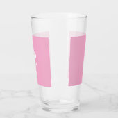 Roze - voeg uw logo toe glas (Links)