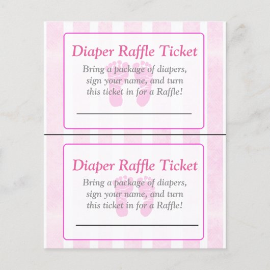 Roze voetafdruk Vergelijkbare baby shower games Flyer (Voorkant)