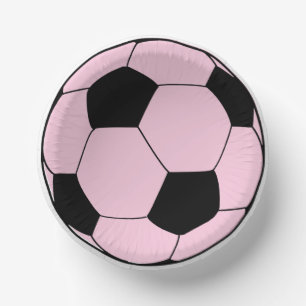 Roze Voetbal Football Papieren Kommen