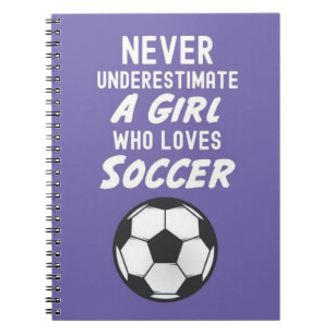 Roze Voetbal Geschenken Speler Team Meisje Sport M Notitieboek