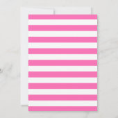 Roze Voetbal Girls Birthday Kaart (Achterkant)