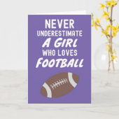 Roze Voetbal Kaarten Voor Meisjes Schattige Kinder (Gele Bloem)