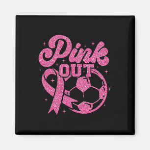 Roze Voetbal Tegen Borstkanker  Magneet