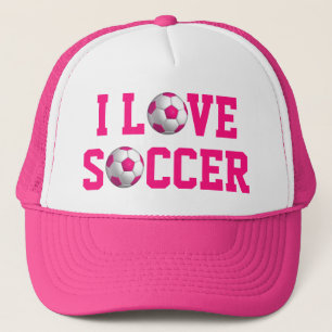 Roze Voetbal vrachtwagenhoed Trucker Pet