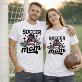 Roze Voetbalmoeder Coquette Strik T-shirt