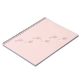 Roze voetsporen notitieboek (Linkerzijde)