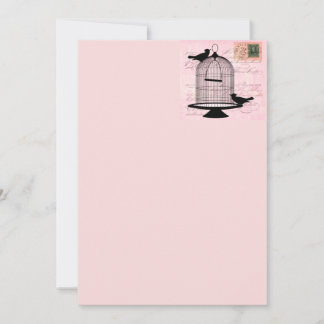 Roze  vogel