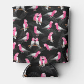 Roze vogel galah kaketoe patroon blikjeskoeler (Voorkant)