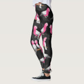 Roze vogel galah kaketoe patroon leggings (Links)