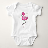 Roze vogel romper (Voorkant)
