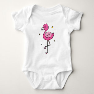 Roze vogel romper