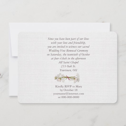 roze vogel vernieuwing kaart (Achterkant)