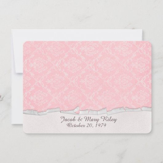 roze vogel vernieuwing kaart (Voorkant)