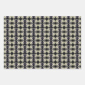 Roze Vogelhandschoen Bloem Zwart en Wit Gepersonal Inpakpapier Vel (Voorkant 2)