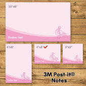 Roze Vogelmuziek Post-it® Notes