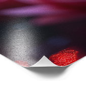 Roze Vogelnest onder de bliksemhemel - Surrealisti Foto Afdruk (Hoek)