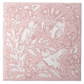  roze vogelpest Natuur Dier Tegeltje (Voorkant)