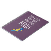 Roze Vogels Cadeaus Voor Baby Meisjes Voor Kindere Notitieboek (Linkerzijde)