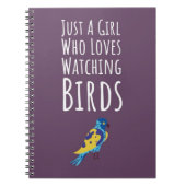 Roze Vogels Cadeaus Voor Baby Meisjes Voor Kindere Notitieboek (Voorkant)