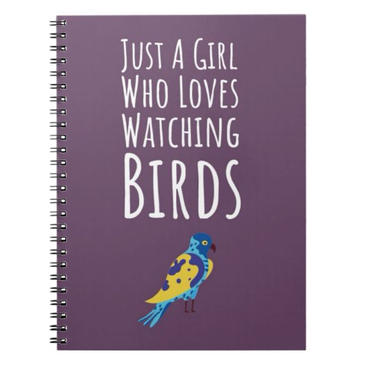 Roze Vogels Cadeaus Voor Baby Meisjes Voor Kindere Notitieboek (Voorkant)