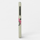 Roze vogels, vogels op bomen, Stippen, harten, lie Case-Mate iPhone Case (Achterkant/links)