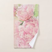 Roze volken bad handdoek (Handdoek)